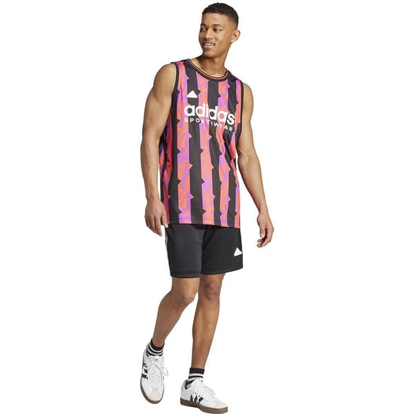 Adidas House Of Tiro Aop ærmeløs T-shirt Flerfarvet XL Mand