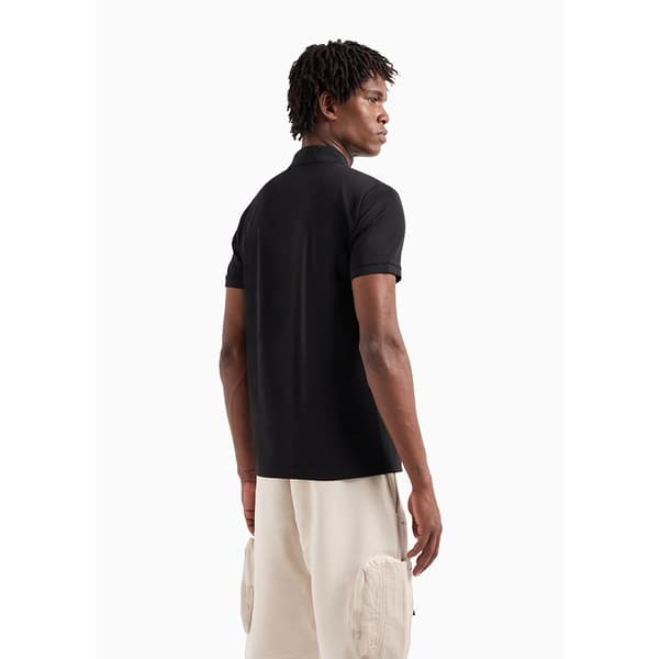 Ea7 Emporio Armani 8npf13_pjrgz Kortärmad Polotröja Svart 3XL Man