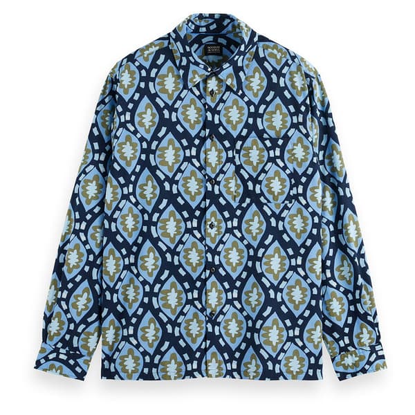 Scotch & Soda 178410 Pitkähihainen Kauluspaita Monivärinen S Mies