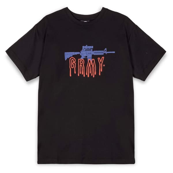 Grimey Back At You Regular T-shirt Med Korte ærmer Sort XS Mand