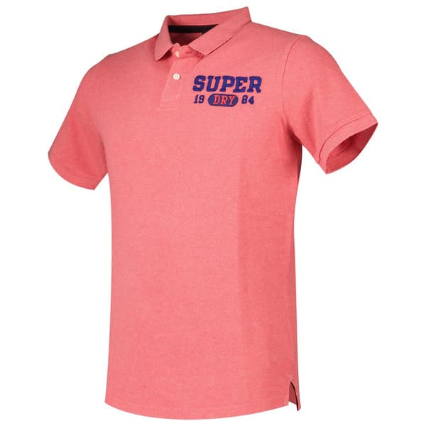 Superdry Vintage Superstate Lyhythihainen Pikeepaita Pinkki XL Mies