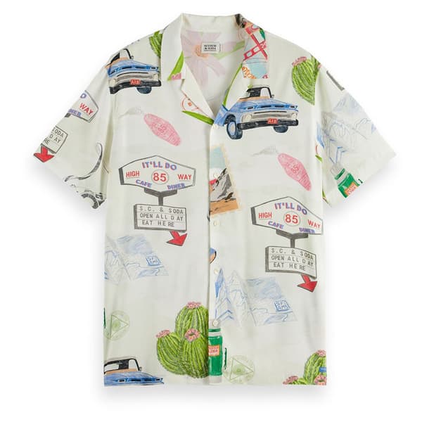 Scotch & Soda 180333 Lyhythihainen Paita Monivärinen XL Mies