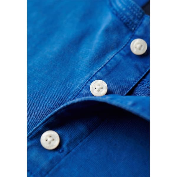 Superdry Grandad T-shirt Med Korta ärmar Blå XL Man