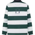 Miniatyrbillede 2 af 3: Hackett Rugby Polo Med Lange ærmer Grøn,Hvid XL Mand