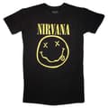 Miniatyrbild 3 av 4: Nirvana Yellow Grunge Face T Shirt Dress