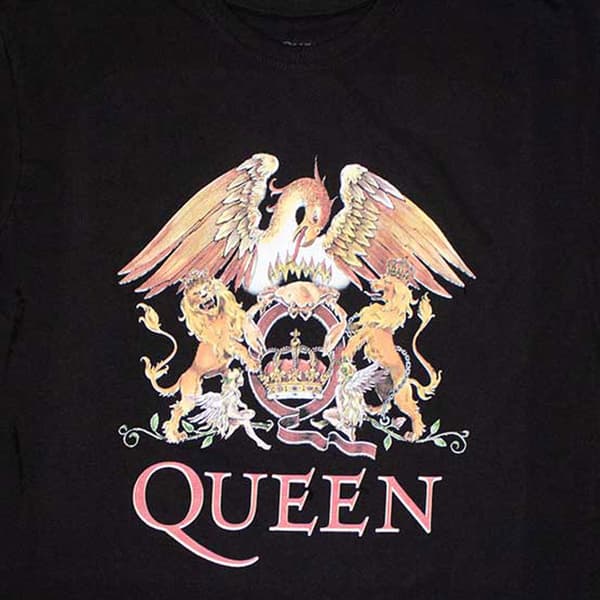 Queen Classic Crest Band Logo T Shirt Dress