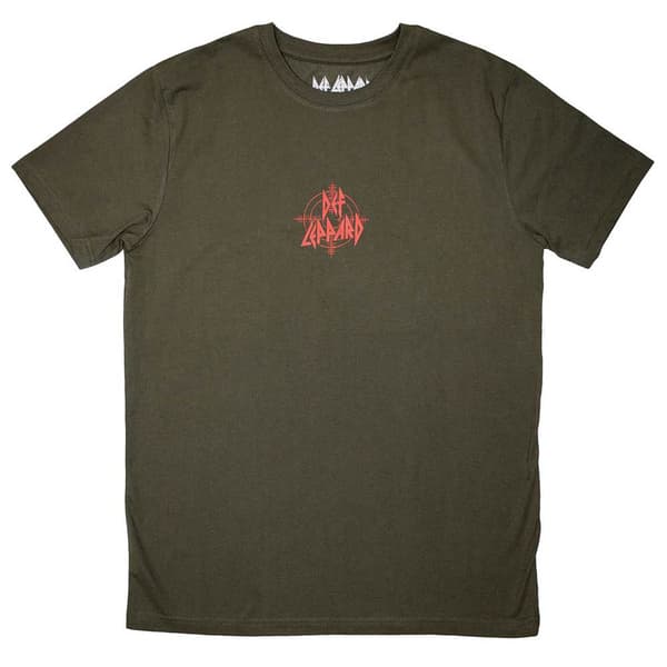 Def Leppard Mini Target Logo T Shirt