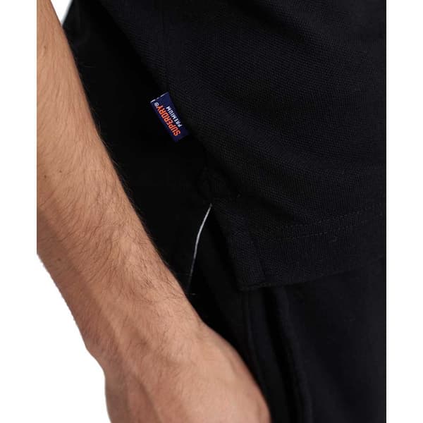 Superdry Classic Superstate Kortærmet Polo Sort L Mand