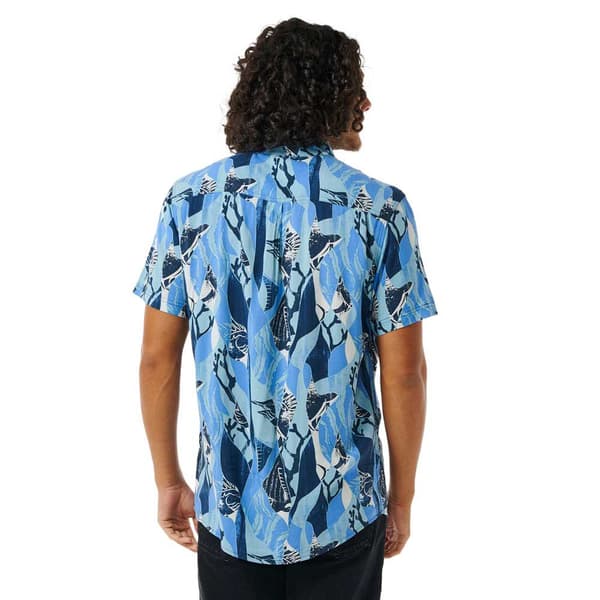Rip Curl Party Pack Kortærmet Skjorte Blå M Mand