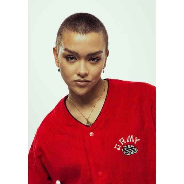 Grimey Lucky Dragon Terry Towelling Baseball Kortärmad T-shirt Med V-ringning Röd L Man
