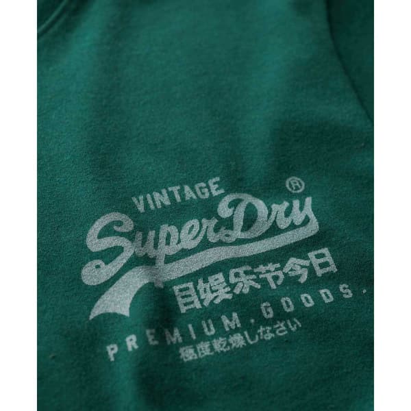 Superdry Classic Vintage Logo Heritage Lyhythihainen T-paita Vihreä 2XL Mies