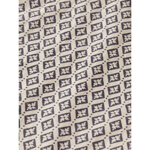 Scotch & Soda Slim Fit Ditsy Aop Skjorte Med Lange ærmer Beige M Mand