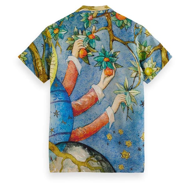 Scotch & Soda 178432 Kortärmad Skjorta Flerfärgad S Man
