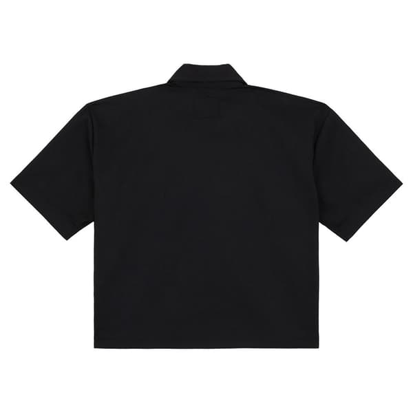 Dickies Work Cropped Kortärmad Skjorta Svart S Kvinna