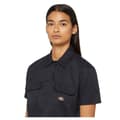 Miniatyrbild 6 av 7: Dickies Work Cropped Kortärmad Skjorta Svart S Kvinna