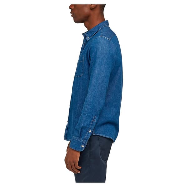 Lee Button Down Skjorte Med Lange ærmer Blå S Mand