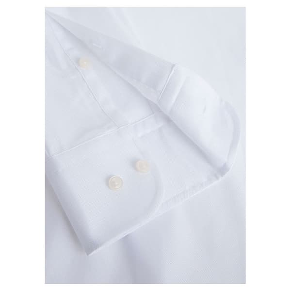 Hackett Royal Oxford Bc Skjorta Med Långa ärmar Vit M Man