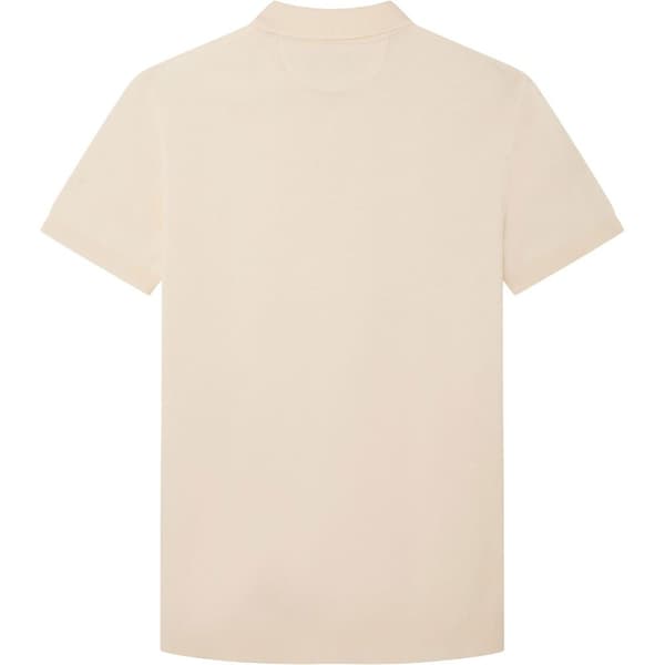 Hackett Stop Start Knit Kortærmet Polo Beige L Mand