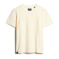 Miniatyrbild 2 av 6: Superdry Embossed Vl Relaxed T-shirt Med Korta ärmar Beige M Kvinna