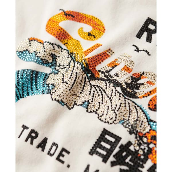 Superdry Tokyo Vl Relaxed T-shirt Med Korta ärmar Grå M Kvinna