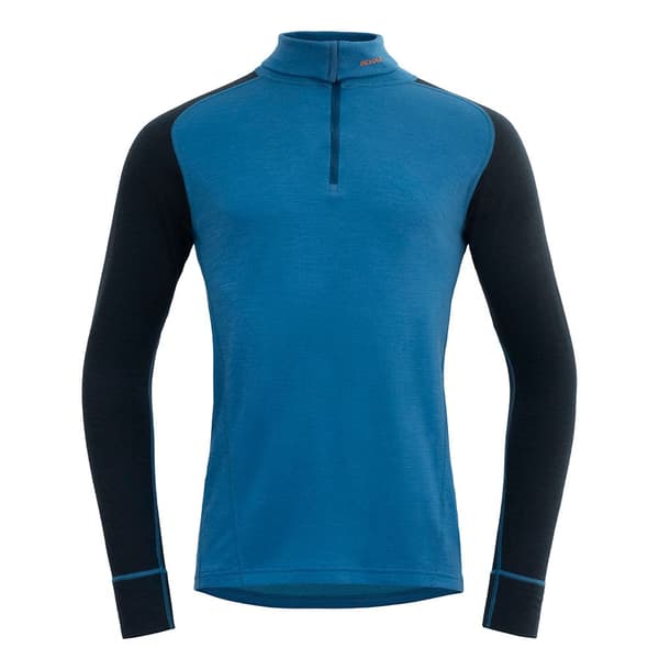 Devold Of Norway Duo Active Merino 205 Halv Lynlås Langærmet T-shirt  S Mand