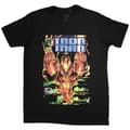 Miniatyrbillede 4 af 4: Marvel - Iron Man Fist Comic Cover Uni Bl T-Shirt