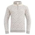 Miniatyrbillede 1 af 2: Devold Of Norway Svalbard Wool Halv Lynlås Langærmet T-shirt Grå S Mand