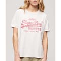 Miniatyrbild 3 av 6: Superdry Metallic Vl Relaxed T-shirt Med Korta ärmar Vit M Kvinna