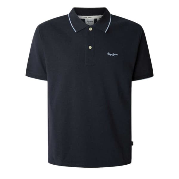 Pepe Jeans Hans Kortärmad Polotröja Blå S Man