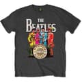 Pikkukuva 1 / 4: Beatles - Sgt Pepper Uni Char Grey T-Shirt