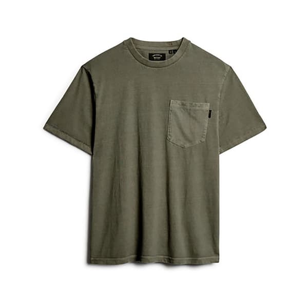 Superdry Contrast Stitch Pocket T-shirt Med Korta ärmar Grönt 2XL Man