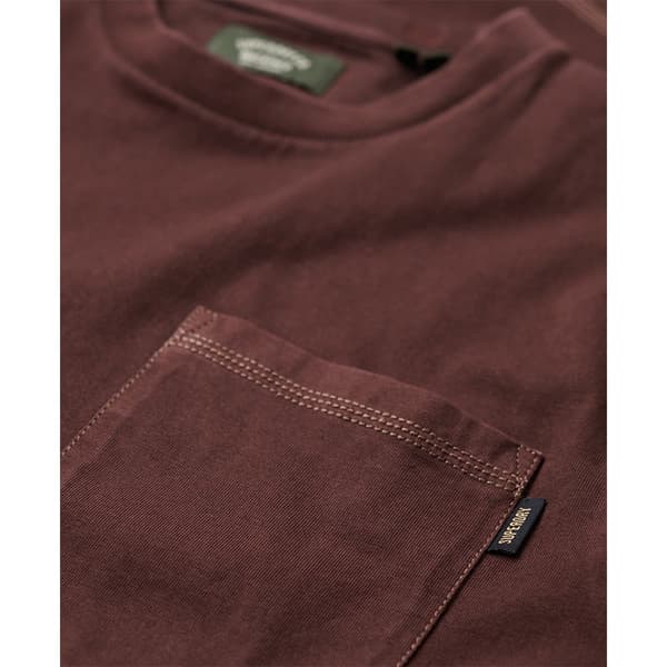 Superdry Contrast Stitch Pocket T-shirt Med Korta ärmar Brun 2XL Man