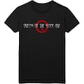 Miniatyrbilde 2 av 4: Queens Of The Stone Age - Text Logo & Q Uni Bl T-Shirt