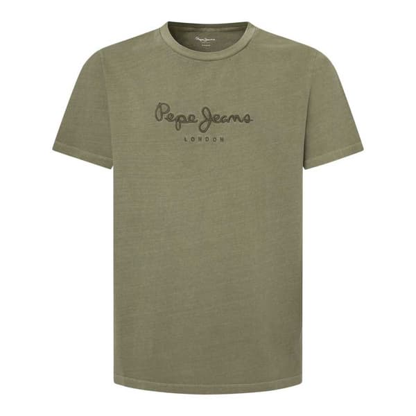 Pepe Jeans Emb Eggo T-shirt Med Korte ærmer Grøn XL Mand