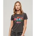 Miniatyrbild 3 av 7: Superdry Cali Sticker Fitted T-shirt Med Korta ärmar Brun M Kvinna