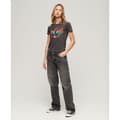 Miniatyrbild 5 av 7: Superdry Cali Sticker Fitted T-shirt Med Korta ärmar Brun M Kvinna