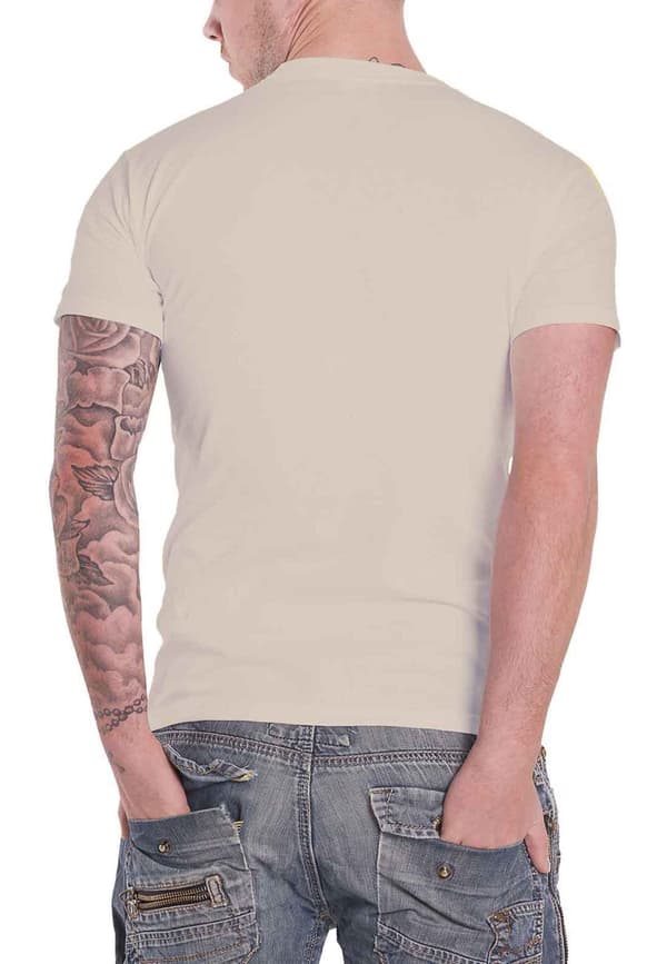 Elton John T Shirt Union Jack Logo Official Mens Natural