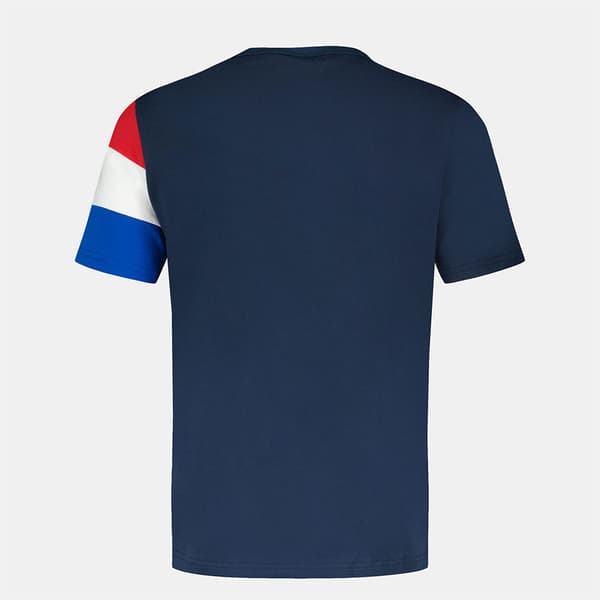 Le Coq Sportif 2421705 Presentation Tri N°2 T-shirt Med Korte ærmer Blå XL Mand
