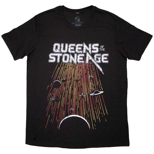 Queens Of The Stone Age Unisex T-Shirt: Meteor Shower (Medium)
