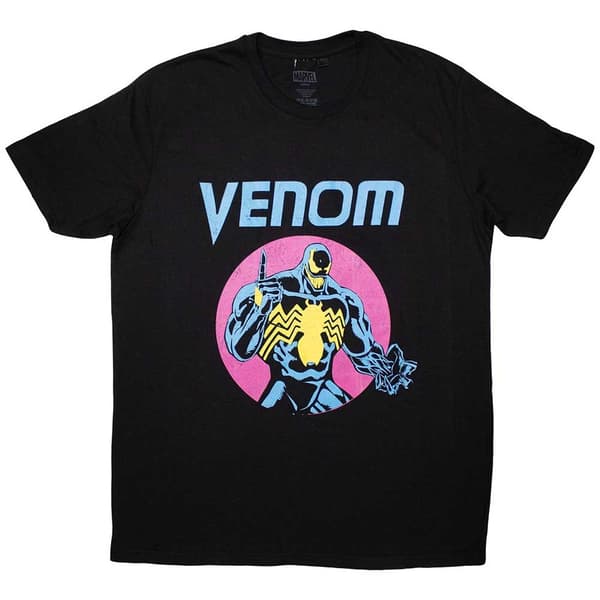 Marvel Comics Unisex T-Shirt: Venom Purple Circle (XX-Large)