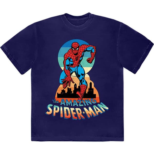 Marvel Comics Unisex T-Shirt: Spider-Man Keyhole (Small)
