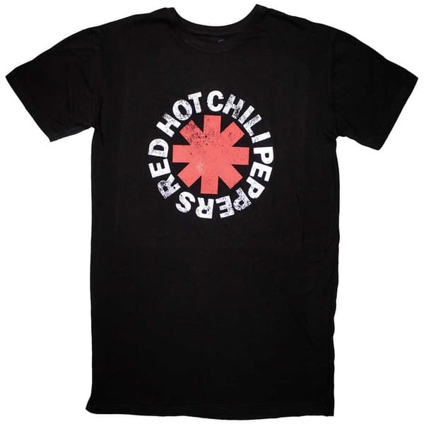 Red Hot Chili Peppers Ladies T-Shirt Dress: Classic Asterisk (XXXX-Large)