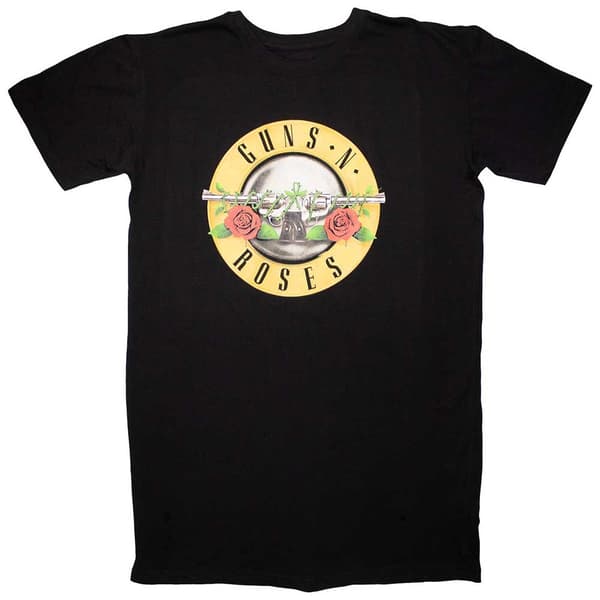 Guns N' Roses Ladies T-Shirt Dress: Classic Logo (XX-Large)