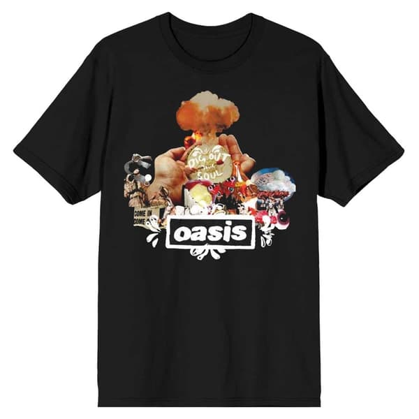 Oasis Unisex T-Shirt: Atomic Collage (XX-Large)