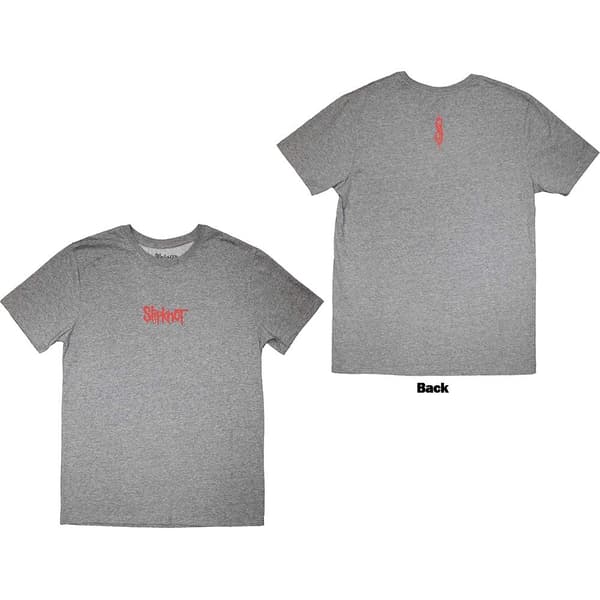 Slipknot Unisex T-Shirt: Mini Logo (Back Print) (XX-Large)
