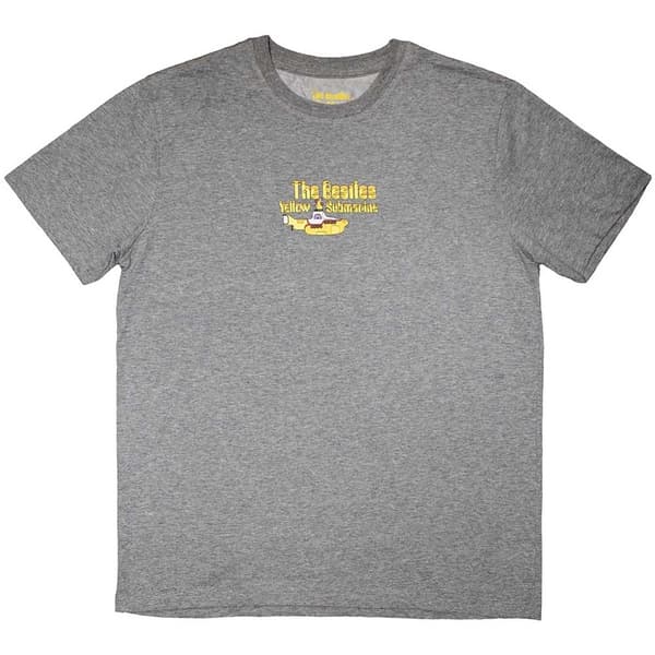 The Beatles Unisex T-Shirt: Yellow Submarine Mini Sub & Logo (XX-Large)