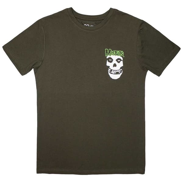 Misfits Unisex T-Shirt: Mini Skull & Logo (X-Large)