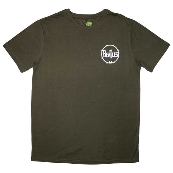 The Beatles Unisex T-Shirt: Mini Drum Logo (Small)
