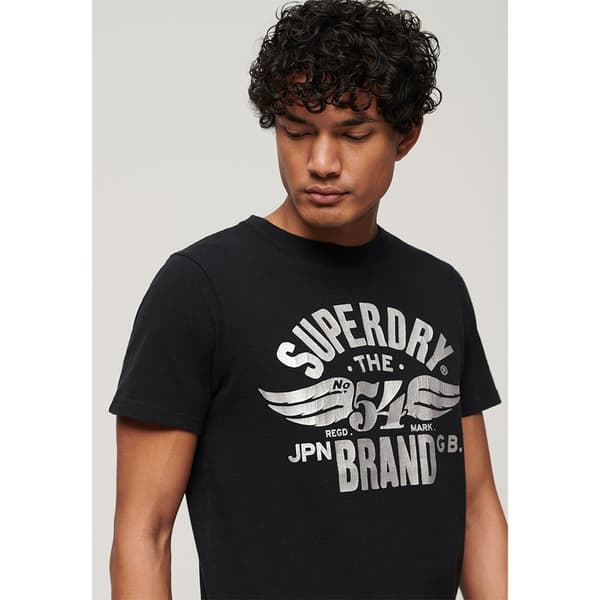 Superdry Reworked Classics Graphic T-shirt Med Korta ärmar Svart XL Man