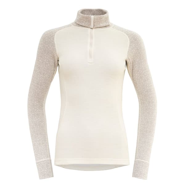 Devold Of Norway Duo Active Merino 205 Halv Dragkedja Långärmad T-shirt Vit M Kvinna
